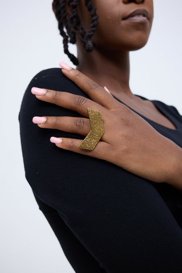 Brass ring detail